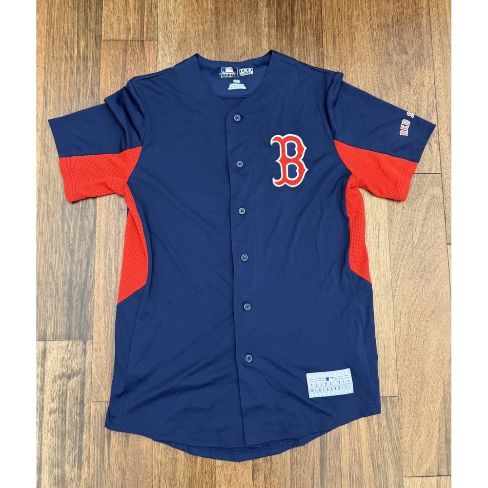 MLB Red Sox Jersey TX3 Cool Navy Medium